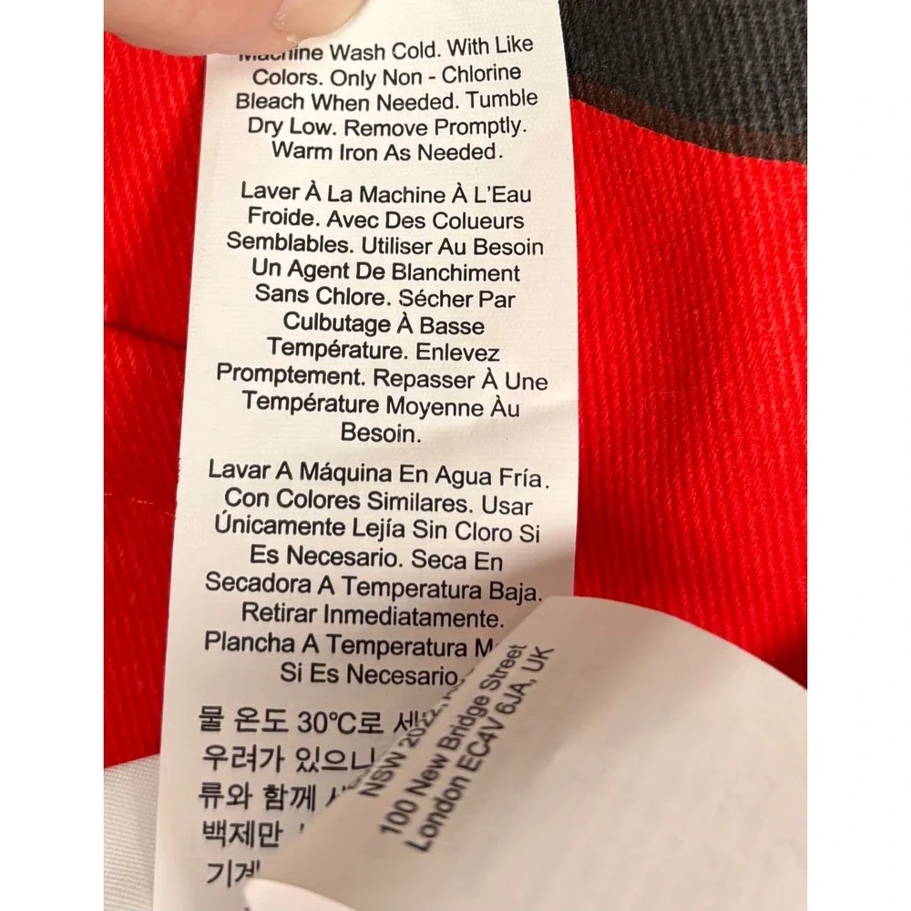 Williams Sonoma Disney Mickey Mouse Apron Black Red Adult Size EUC‎ 1948